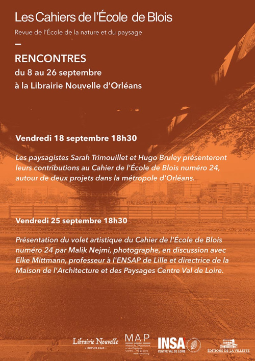 Affiche Invitation Les Cahiers de l'Ecole de Blois